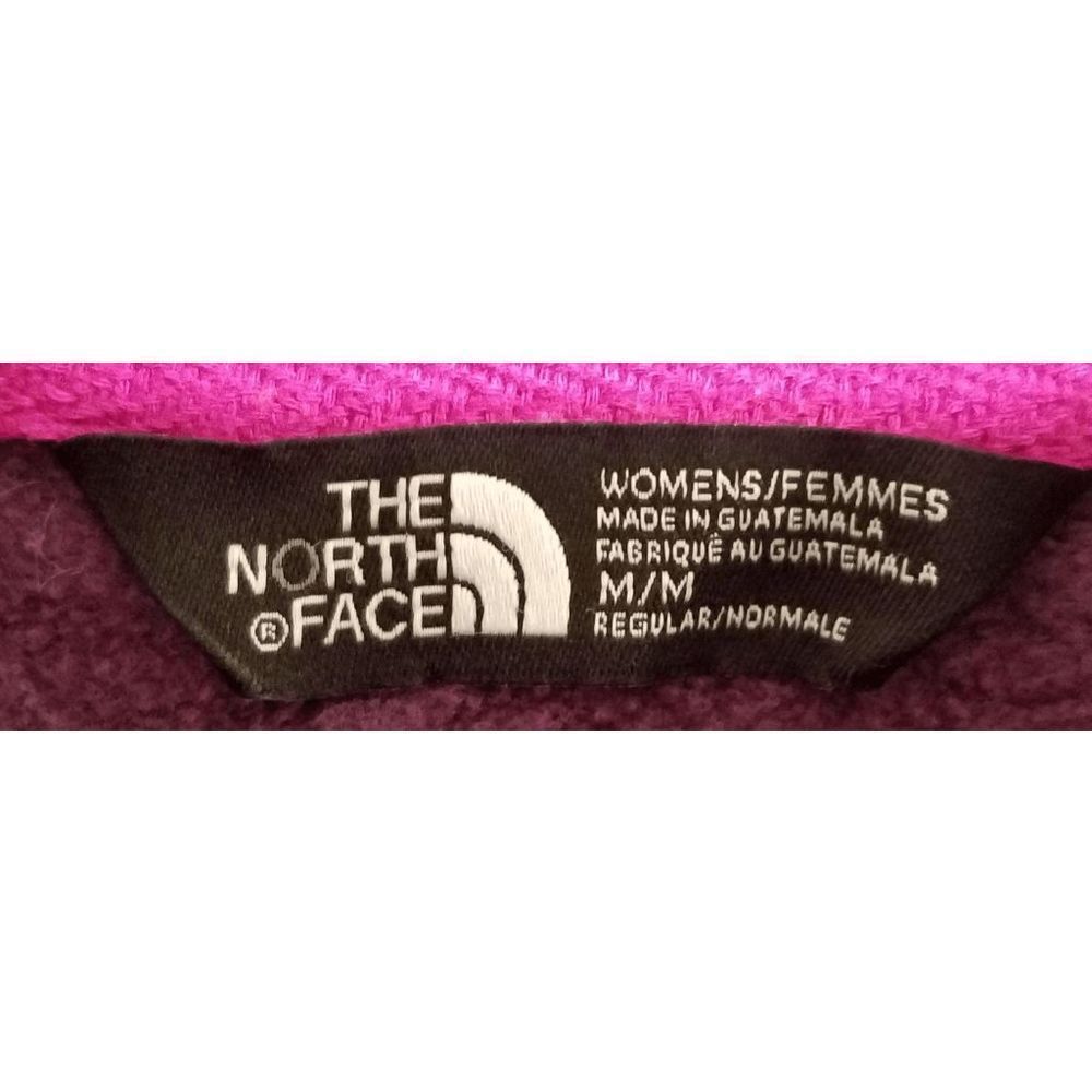 The North Face Women's Avalon Half Dome Waffle Hoodie Amaranth Purple Sz Medium - Picture 4 of 7